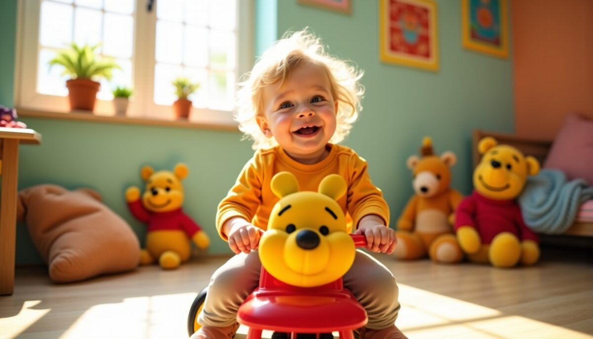Les bienfaits d'un porteur Winnie l’ourson pour stimuler l’éveil de votre enfant