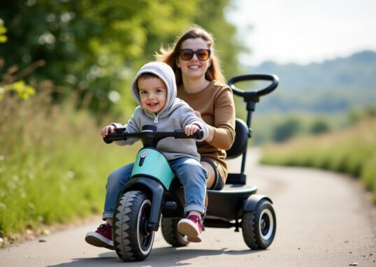 Explorer le Smart Trike 4 en 1 : le tricycle évolutif idéal pour les premières aventures de bébé