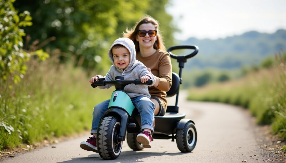 Explorer le Smart Trike 4 en 1 : le tricycle évolutif idéal pour les premières aventures de bébé