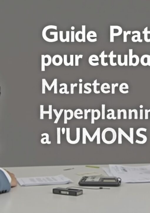 Guide pratique pour étudiants : maîtriser Hyperplanning à l'UMONS